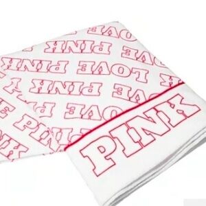 PINK VICTORIA SECRET LIMITED EDITION 2026 TERRY TOWEL NEW IN PACKAGE